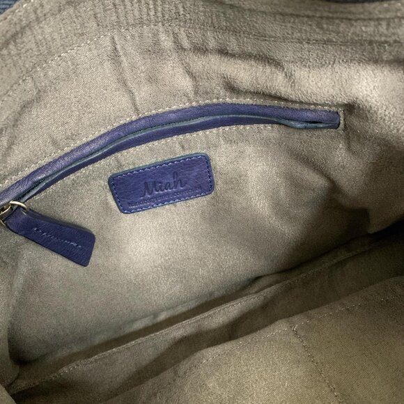 Stylish **Miah** navy blue leather - Picture 8 of 8